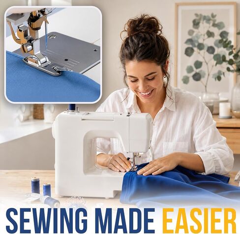 Rolled Hem Presser Foot [6 Sizes] Wide Rolled Hem Foot Set & Narrow Foot Hemmer Set For Brother, Singer & Janome Low Shank Sewing Machines. Hemming Pressure Feet With Distinctive Wide and Narrow Sizes in Kuwait