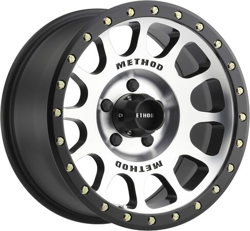 عجلات سباق ميثود 305 NV أسود مطفي 17 × 8.5 بوصة 6 × 5.5 بوصة، 0 مم إزاحة 4.75 بوصة مسافة خلفية، MR30578560500 in Kuwait