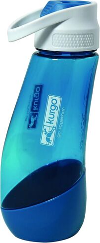 زجاجة مياه للسفر للكلاب من Kurgo Gourd (TM) وموزع مياه للكلاب، أخضر عشبي 4 × 3.5 × 9.5 بوصة (عبوة من قطعة واحدة) in Kuwait