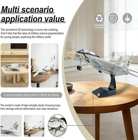 1:72 Scale F-14 Tomcat Fighter Jet Quick Build Model Kit in Saudi Arabia