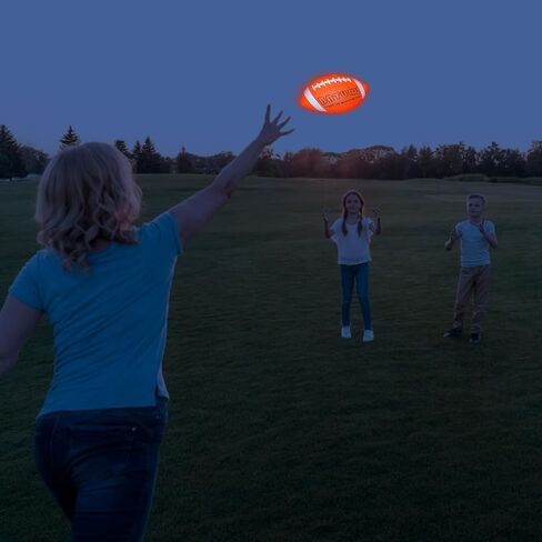 Glow in the Dark Football, Light Up Football, Junior NO 6 for Kids 8-12, in Kuwait