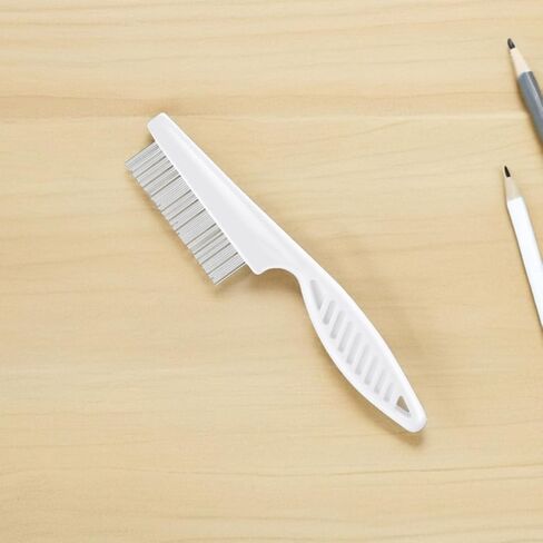 2pcs Double Sided Flea Comb for Pets, Fine Tooth Metal Grooming Brush in Kuwait