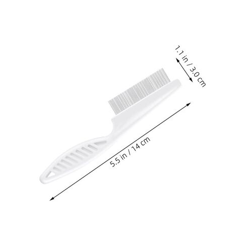 2pcs Double Sided Flea Comb for Pets, Fine Tooth Metal Grooming Brush in Kuwait