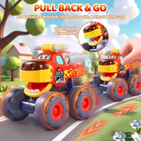 OCATO Cars Toys for 1 Year Old Boy Gifts First Birthday Gifts for Boys in Kuwait