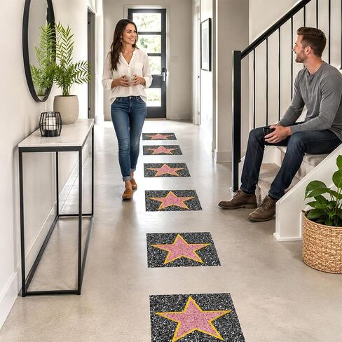 Starboling Movie Star Sticker,25 Pcs Red Carpet Theme Decorations with Black Marker,11x11inches in Kuwait