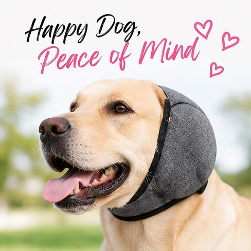 2Pcs Dog Ear Muffs Noise Protection, No Flap Ear Wraps for Dogs Hematoma in Saudi Arabia