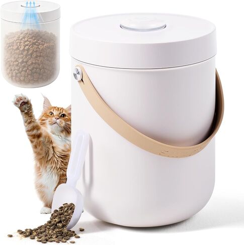 smartoo Vacuum Cat Dog Food Storage Container 5 lb, Dry Pet Food Storage in Saudi Arabia