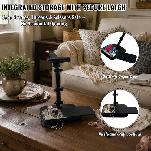 OWFCCLA Adjustable Embroidery Hoop Stand - Hands-Free Cross Stitch Holder in Saudi Arabia