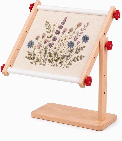 18" Adjustable Tabletop Embroidery Stand with 360° Rotating Base in Saudi Arabia