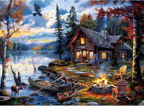 Jigsaw Puzzles for Adults 500 Pieces, Interlock Perfectly Letter on Back in Saudi Arabia
