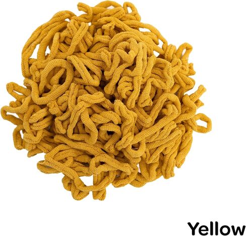 Harrisville Designs Friendly Loom 7" Loops - Yellow Cotton Loops Makes 2 Potholders Approx 6" x 6" Made in The USA in Kuwait