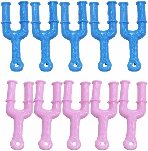 GOUBIANCEN 10 Pcs Y-Shaped Mini Loom Tool,Essential Rubberband Bracelet Making Kit, Professional Plastic Slingshot Hook for Rubber Band Bracelet and Necklace Crafting, DIY Jewelry Making Weaving Tool in Kuwait