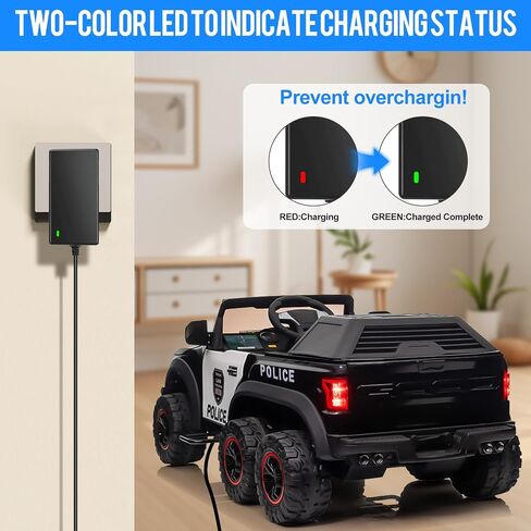 EGK 12V Battery Charger for Kids Ride On Toys Car with 6.6Ft Cable in Saudi Arabia