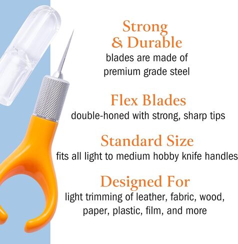 WA Portman Finger Knife Set – Fingertip Craft Knife with 100 Finger Blades in Saudi Arabia