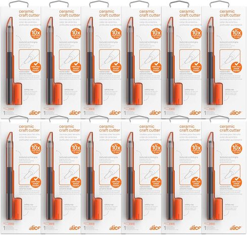 Slice 10548 Craft Knife, Finger-Friendly Edge, Safer Choice, Never Rusts, Lasts 11x Longer Than Steel, Precision Cutting, 1 Pack in Saudi Arabia
