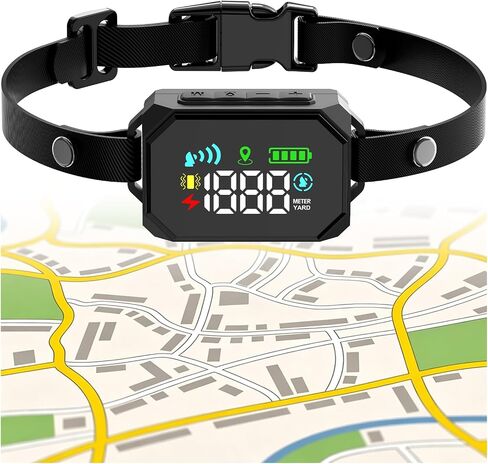 GPS Wireless Dog Fence with AI-Enhanced GPS, Electric Fence for Dogs 18+lbs in Kuwait