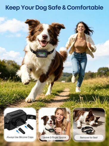 GPS Wireless Dog Fence with AI-Enhanced GPS, Electric Fence for Dogs 18+lbs in Kuwait