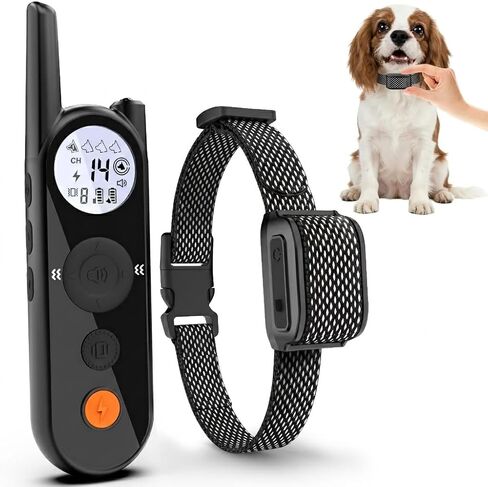 MIMOFPET Wireless Dog Fence for Small Dogs- Up to 3500ft Adjustable Electric Fence,Waterproof Training Collar Rechargeable,Pet Containment System for Small Breed in Kuwait