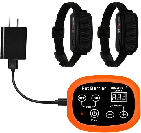 Indoor Pet Barrier for 2 Dogs, Wireless Indoor Electric Fence, Pet Gate, Keeps Areas Off Limits, Dog Fence Waterproof/Rechargeable Training Collar (2 Dog System) in Saudi Arabia