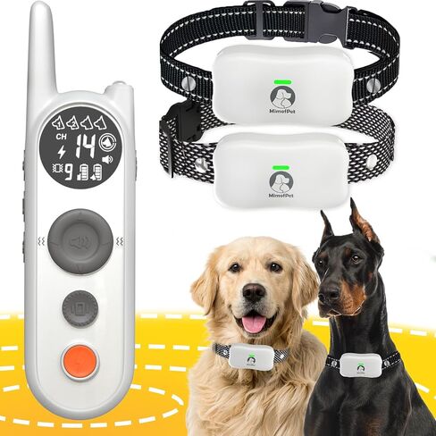 MIMOFPET Wireless Dog Fence for 2 Dogs - Multi-Mode Electric Dog Fence in Kuwait