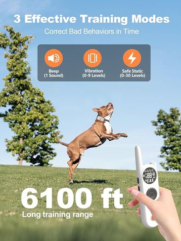 MIMOFPET Wireless Dog Fence for 2 Dogs - Multi-Mode Electric Dog Fence in Kuwait