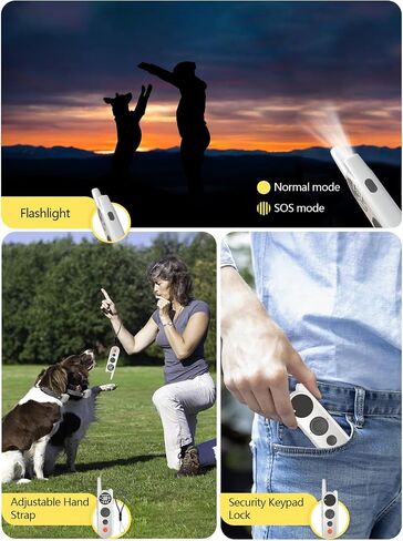 MIMOFPET Wireless Dog Fence for 2 Dogs - Multi-Mode Electric Dog Fence in Kuwait