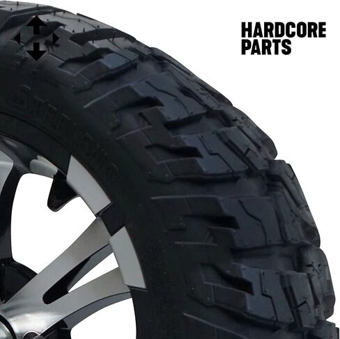 Hardcore Parts 6" Heavy Duty Double A-Arm Suspension Lift Kit for Club Car PRECEDENT Golf Cart (2004+) with 15" Black 'VENOM' Wheels and 23"x10"-15" GATOR On-Road/Off-Road DOT rated tires in Saudi Arabia