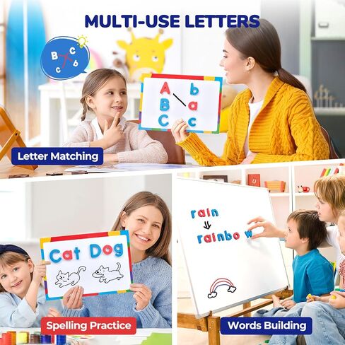 JoyCat Magnetic Letters Kit 238PCS, Double-Sided Magnet Board, Fridge ABC in Kuwait