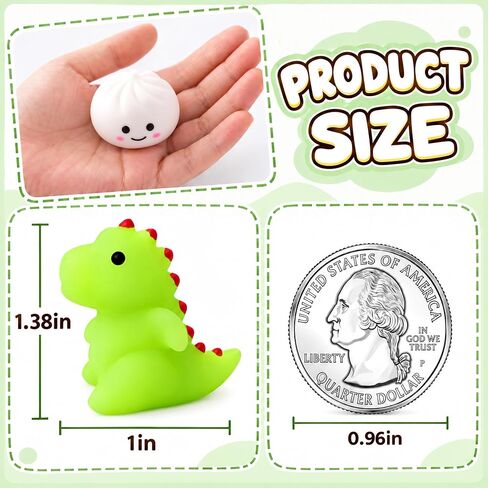 32 Pack Mini Squishy Toys,Party Favors for Kids 4-8 8-12,Mochi Sensory Toys in Saudi Arabia