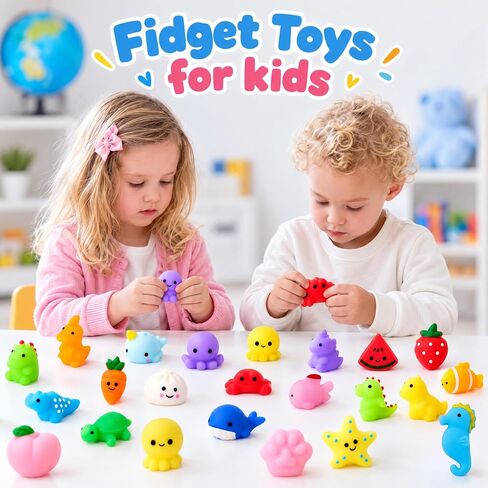 32 Pack Mini Squishy Toys,Party Favors for Kids 4-8 8-12,Mochi Sensory Toys in Saudi Arabia
