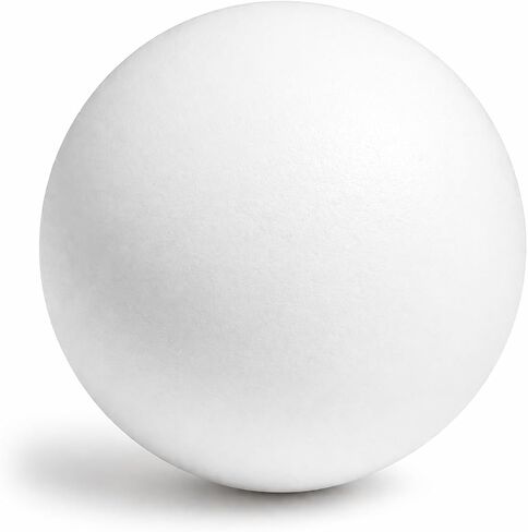 6 Inch High-Density Foam Ball for Crafts – Made in the USA- Extra Strong, Smooth Polystyrene Sphere, Durable for DIY Projects, School Models, Floral & Decorations in Kuwait