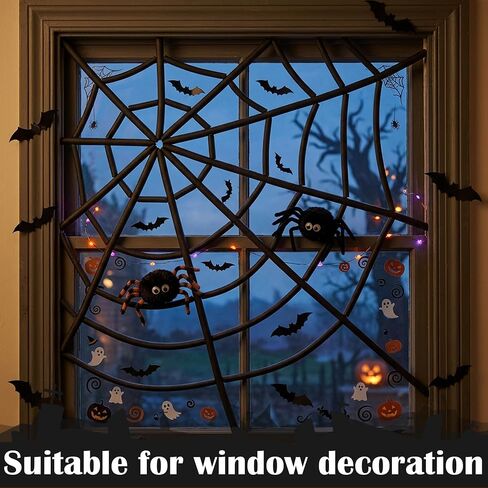 moonoom 50ft Black Halloween Foam Noodle, 5/8 Inch EPE Foam Tubes for Crafts, Versatile Foam Rope Roll for Halloween Holiday DIY Arts and Crafts Supplies Window Spider Web Decoration in Saudi Arabia