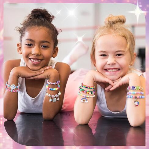 Funtopia Girls Bracelet Making Kit, 3200Pcs Charm Jewelry Making Kit in Kuwait