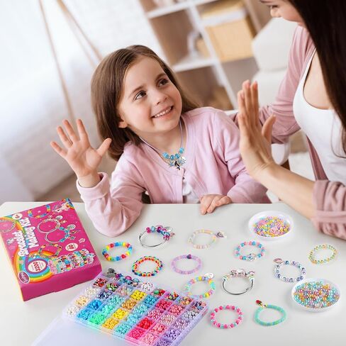 Funtopia Girls Bracelet Making Kit, 3200Pcs Charm Jewelry Making Kit in Kuwait