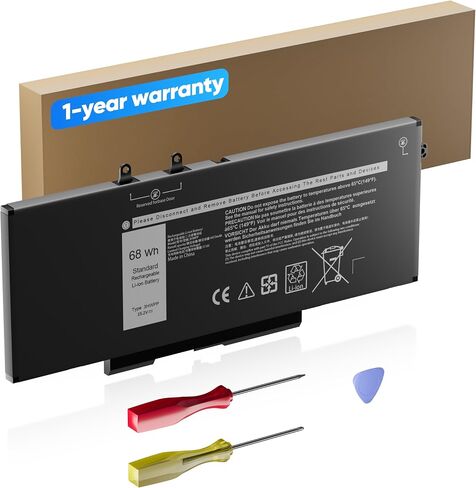 56Wh 33YDH Laptop Battery for Dell Inspiron 17 7000 Series 7779 7778 7786 7773 2-in-1 15 7577 G3 3579 3779 G5 5587 G7 7588 Latitude 13 3380 14 3490 3590 3580 3400 3500 451-BCDM PVHT1 P30E 81PF3 081PF3 in Kuwait