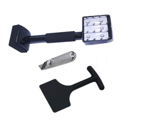Knee Kicker for Carpet Stretching, Carpet Knife and Carpet Tucker Combo, Carpet Installation Tools Kit (Multi-Pin Plate Kit (ZY495)) in Kuwait