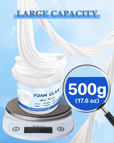 17.6OZ Air Dry Foam Clay Safe Modeling Clay for Cosplay DIY Crafts in Kuwait