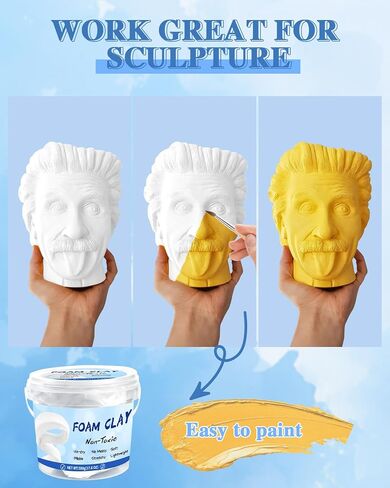 17.6OZ Air Dry Foam Clay Safe Modeling Clay for Cosplay DIY Crafts in Kuwait
