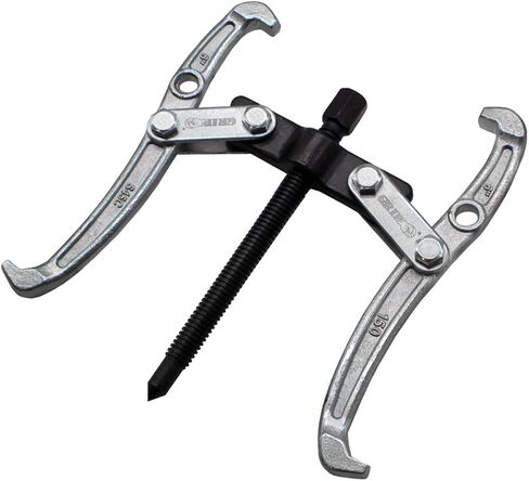 Grip Heavy Duty Gear Pullers (3" 2-Jaw) - Versatile 2 Jaw for Different Shapes and Sizes - 4 Different Jaw Configurations: Standard Inside/Outside and Long Reach Inside/Outside - Home, Garage in Kuwait