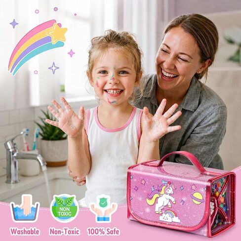 beefunni 68PCS Washable Markers Set for Kids 4-8, Art Supplies for Girls in Saudi Arabia