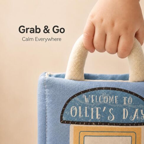 let's make Busy Book for Babies 6-12 Months, Soft, Quiet Baby Activity Book in Saudi Arabia