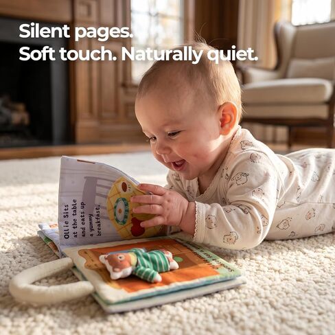 let's make Busy Book for Babies 6-12 Months, Soft, Quiet Baby Activity Book in Saudi Arabia
