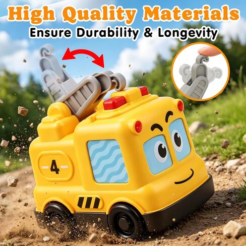 Montessori Magnetic Stacking Nesting Car Crawling Toys for Toddlers 1-3 in Kuwait