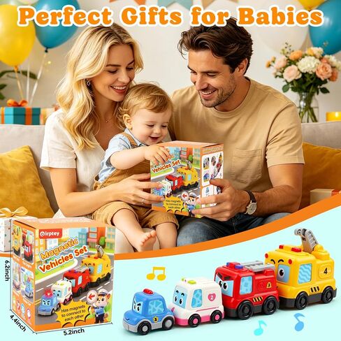 Montessori Magnetic Stacking Nesting Car Crawling Toys for Toddlers 1-3 in Kuwait