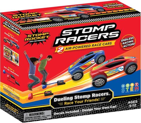 Dueling Stomp Racers by Stomp Rocket, Air Powered Race Car Set in Kuwait