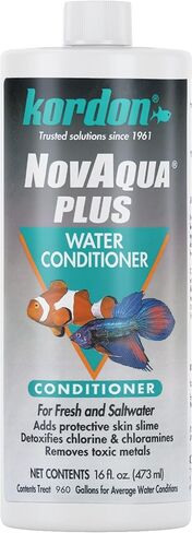 Kordon #33156 Novaqua Plus- Water Conditioner for Aquarium, 16-Ounce, Black in Kuwait