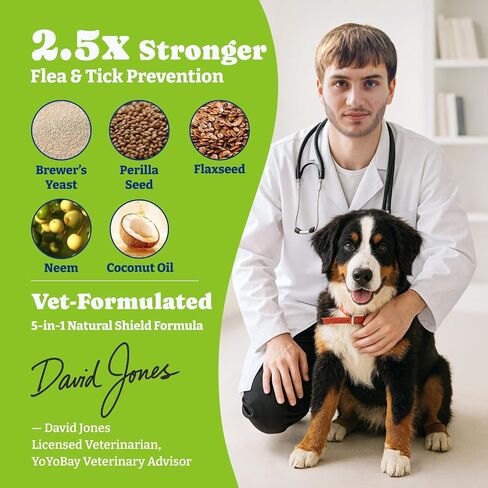 Flea & Tick Prevention for Dogs Chewables,Oral Flea Pills, Dogs Supplement in Kuwait