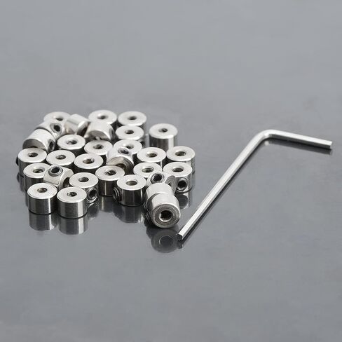 30 Pack RC Airplane Wheel Collars, 2.1 mm Landing Gear Stops in Saudi Arabia