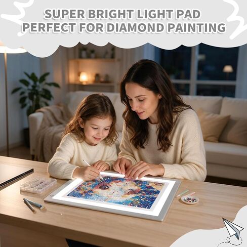 15“ Rechargeable Drawing Board Kit, Light Box Trace Pad Copy Table for Kids in Kuwait