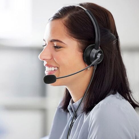 Callez Phone Headsets RJ9 with Noise Cancelling Mic for Polycom VVX Phones in Kuwait